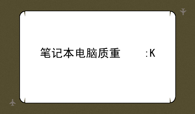 笔记本电脑质量排行