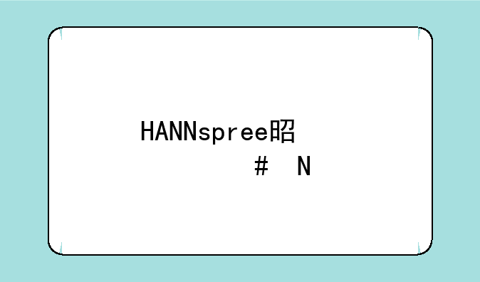 HANNspree是什么品牌的电脑？