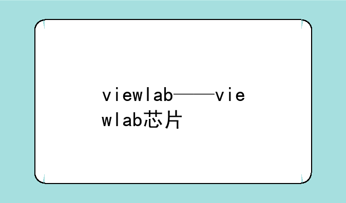viewlab——viewlab芯片