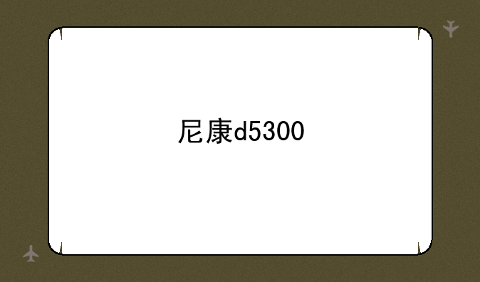 尼康d5300