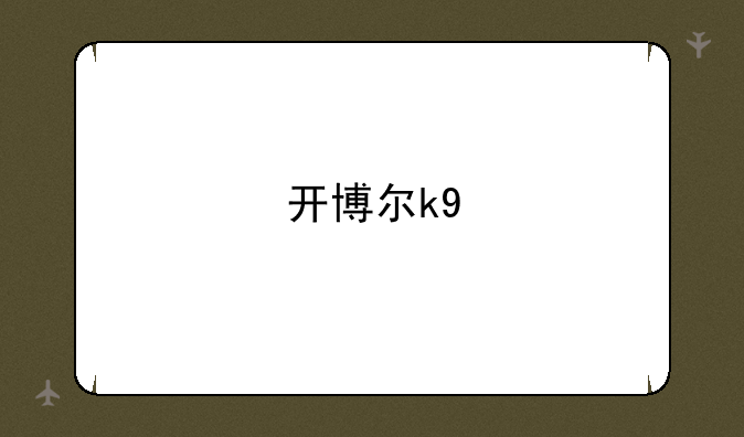 开博尔k9