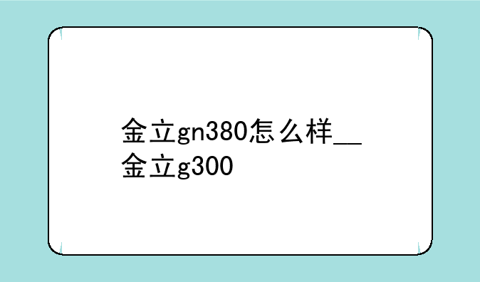 金立gn380怎么样__金立g300+