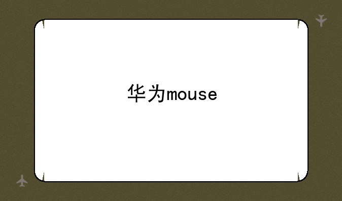 华为mouse