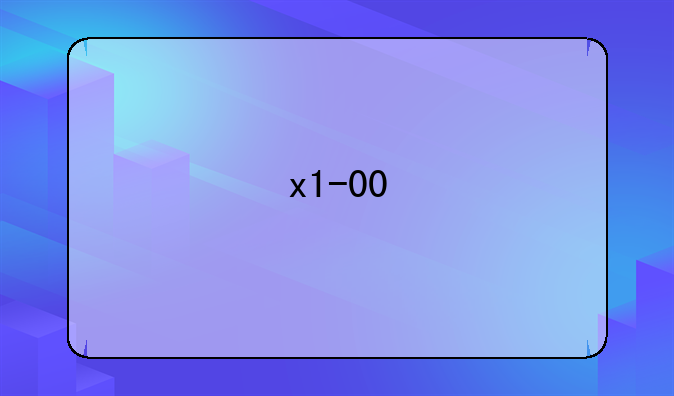 x1-00
