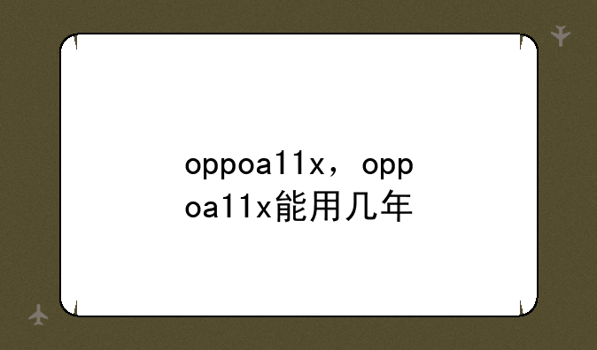 oppoa11x，oppoa11x能用几年